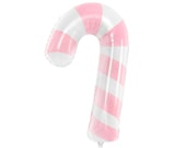 Pink Candy Cane Balloon, Christmas Party Balloon, Candy Cane Decor, Candy Bar Decor, Candy Land Party, Gingerbread Party, Christmas Backdrop Il_170x135