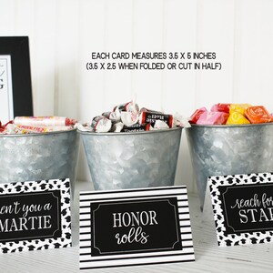 Graduation Candy Bar Labels & Sign, Graduation Party Decorations, Class of 2023 Graduation Decorations, Candy Signs image 3