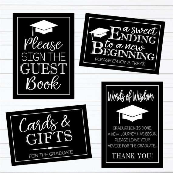 Graduation Party Signs, Graduation Signs, Graduation Party Decor, 2023 Printable Graduation Signs, Congrats Grad, Tassel Worth The Hassle Il_570xn