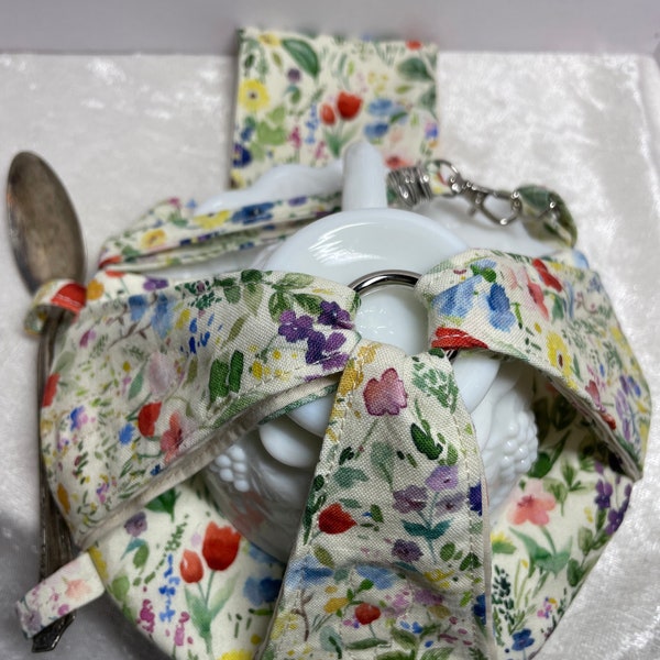 Steampunk  Victorian flower cosplay Ren Fair tea cup holster holder