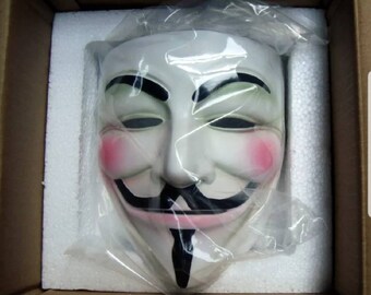 Anonymous Character Masked Iron/Sew On Patch Hacker 