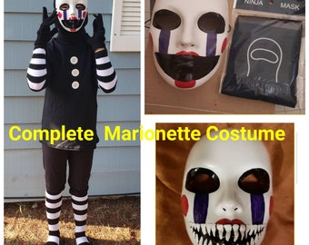 Marionette FULL Costume With Mask Puppet Marionette Fnaf1 