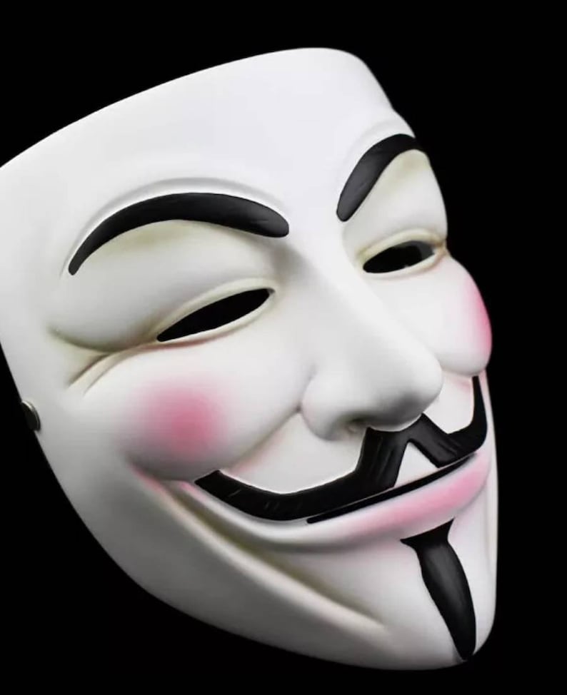 Buy V is for VENDETTA Costume Mask V Mask Horror Halloween Mask Online
