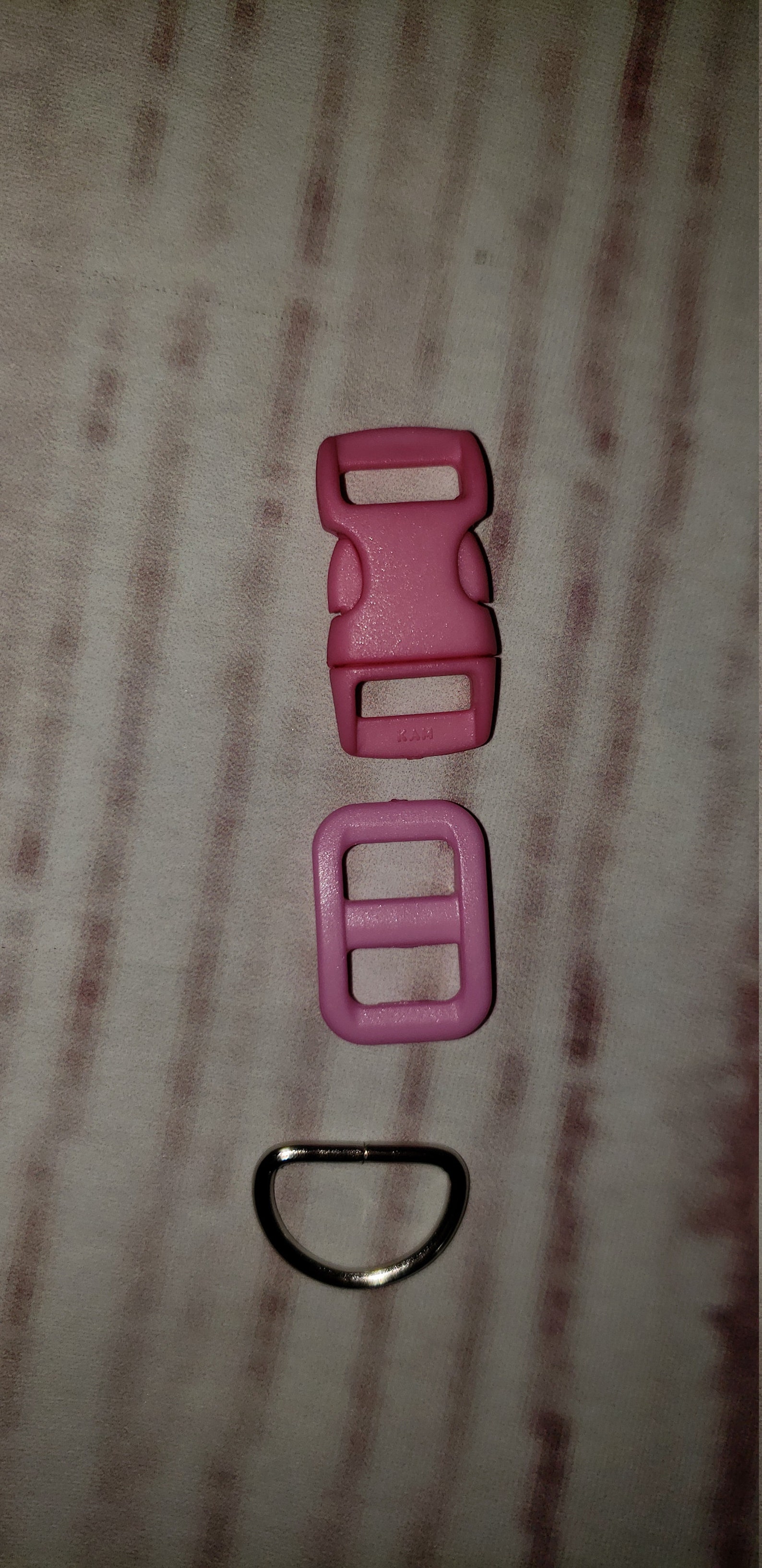 Adjustable Strap Hardware 3/8in Buckle/slider/d Ring Colored Etsy