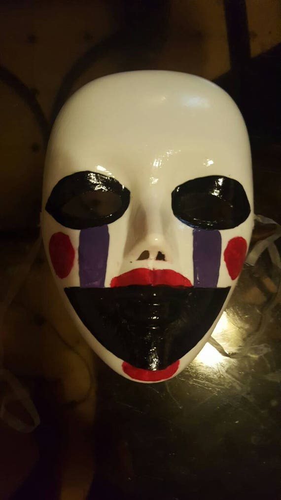 Fnaf Puppet With Teeth Marrionette Mask Five Nights At Freddys The Marionette With Teeth From Fnaf Halloween Mask Fnaf Puppet Teeth - 