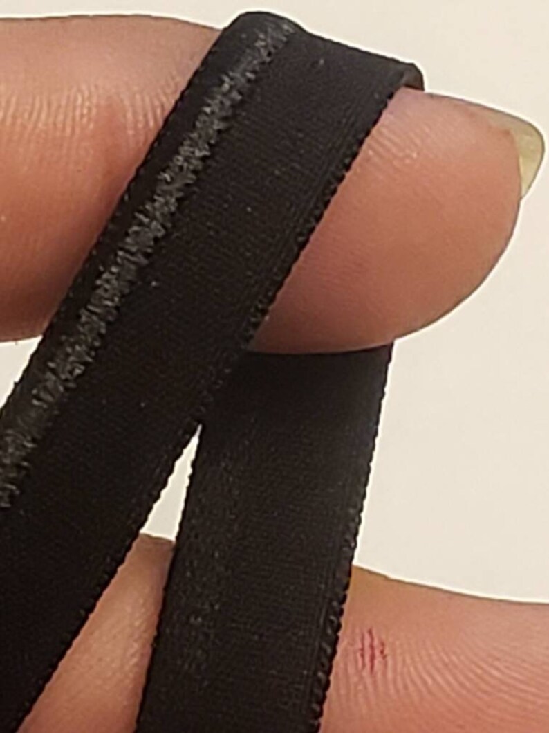 stretch ribbon edge elastic Stretch piping piping rolled edge elastic whiteblackbeigechocolatecream baby piped elastic