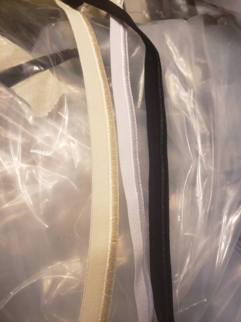 stretch ribbon edge elastic Stretch piping piping rolled edge elastic whiteblackbeigechocolatecream baby piped elastic