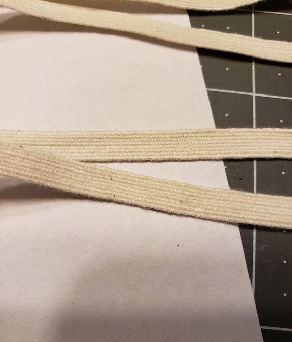 Swim Elastic 1/4 or 3/8 NATURAL COLOR cotton Etsy
