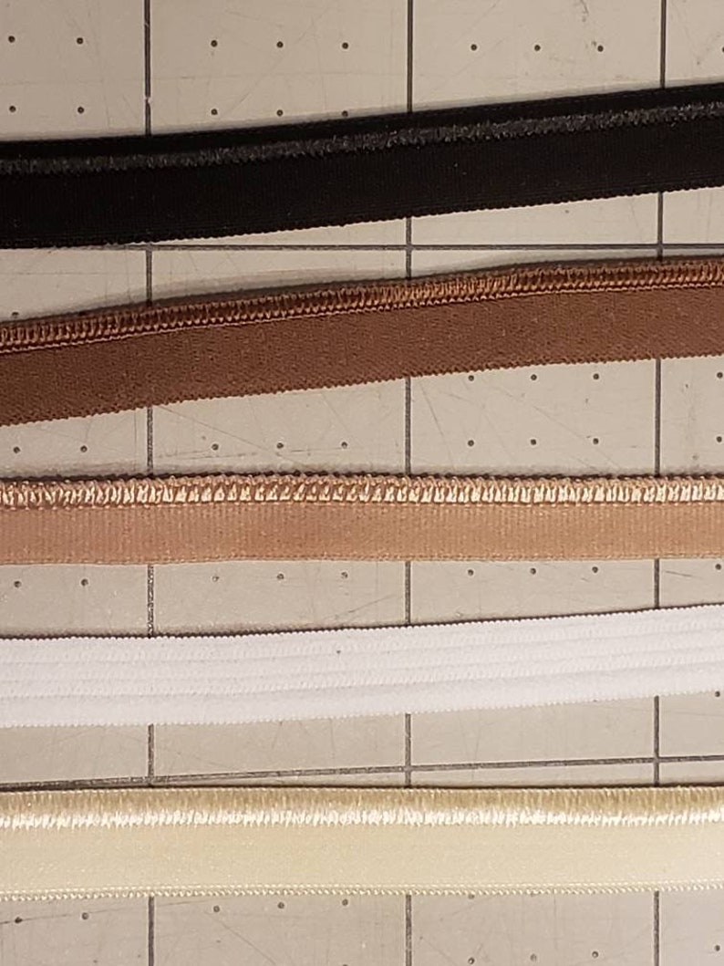 stretch ribbon edge elastic Stretch piping piping rolled edge elastic whiteblackbeigechocolatecream baby piped elastic
