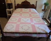 Antique Embroidered Quilt