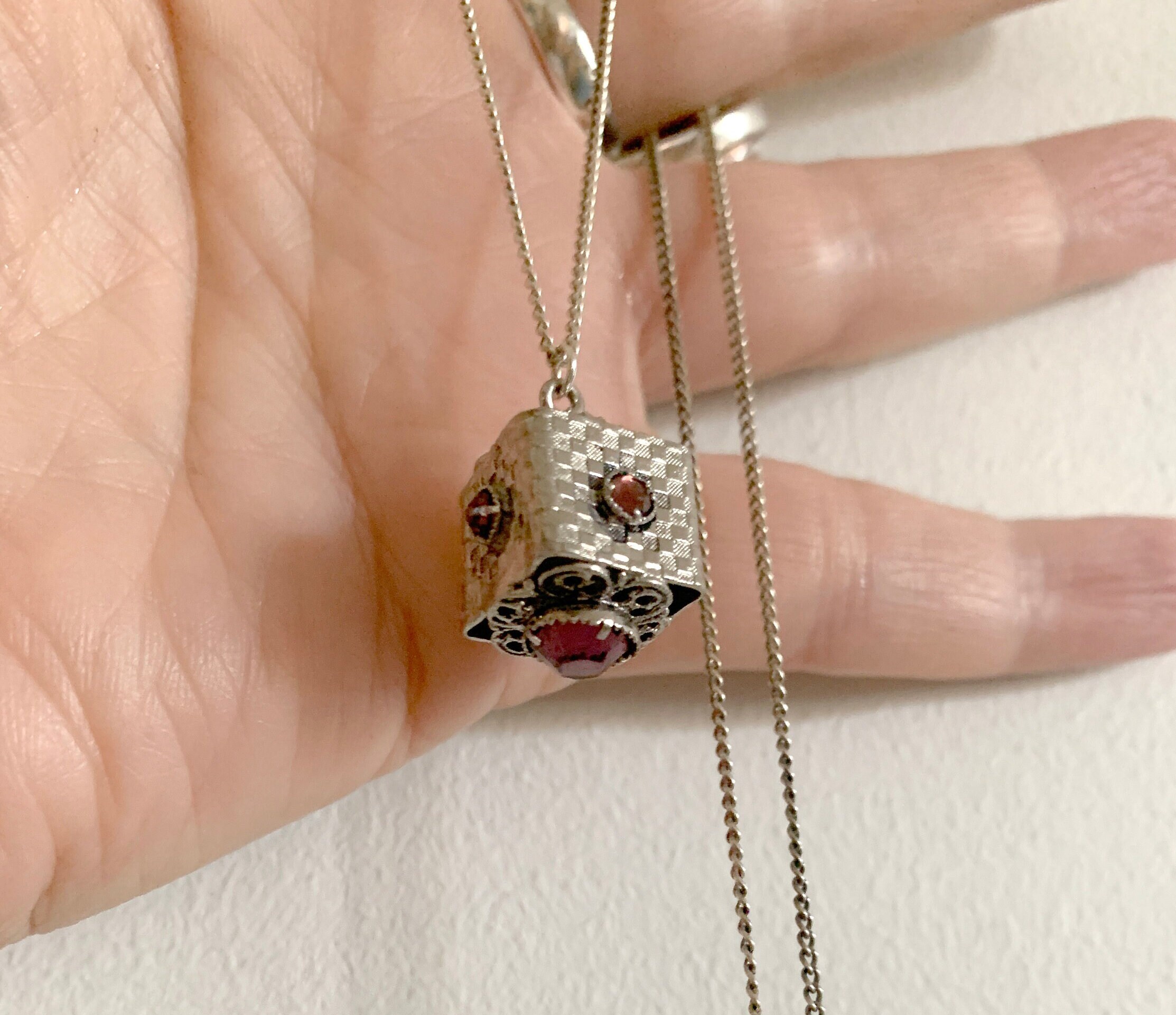 70s Silver Pendant - Etsy