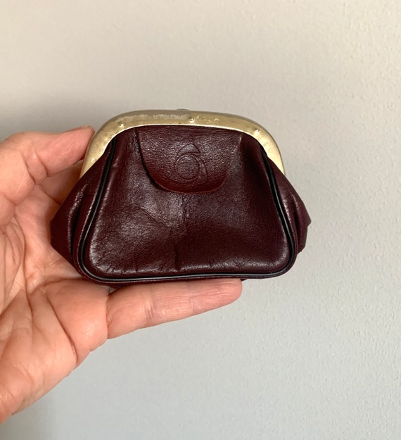 Swedish 70's Leather Coin Purse Smålandsbörs Dark… - image 9