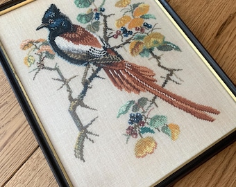 クロスステッチの桜刺繍壁掛け - スウェーデン風インテリア - Etsy 日本