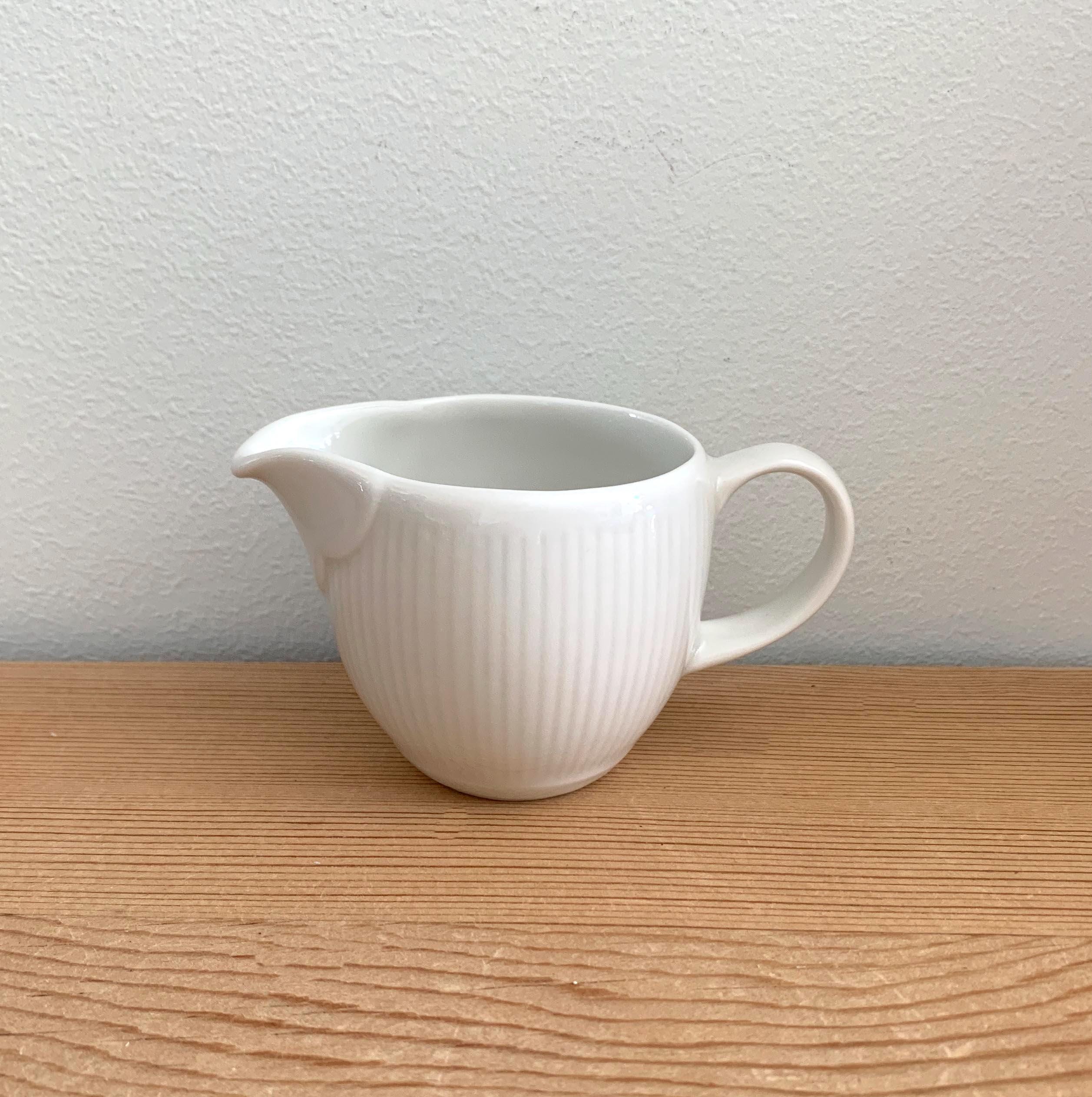 Norwegian White Vintage Creamer Small Cream / Milk Jug Made in