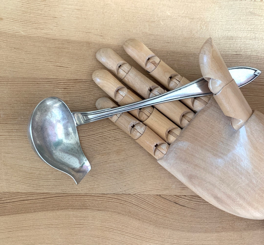 Classic Swedish Silver Plated Suace Spoon With Pointed Handle Vintage ...