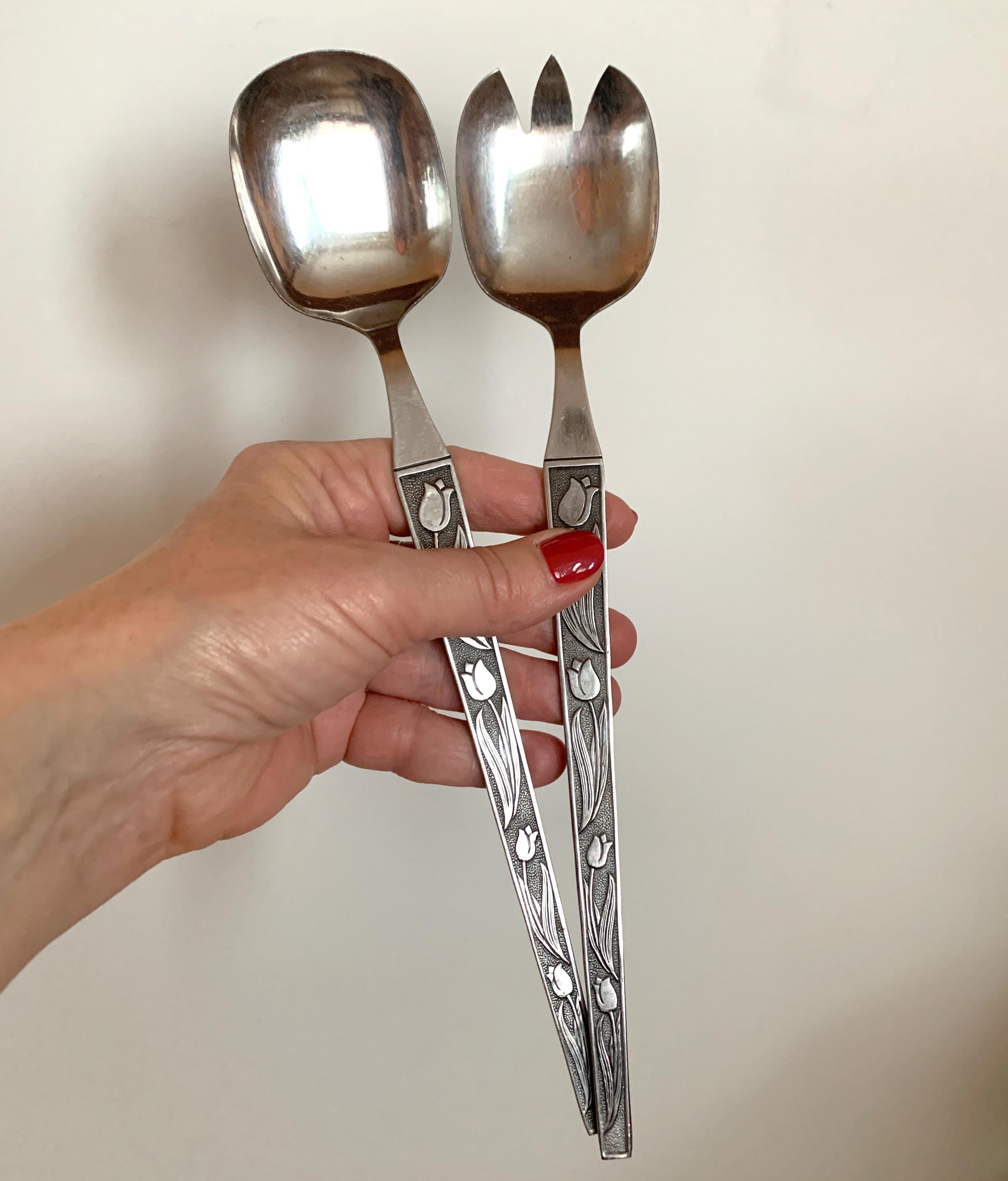 Vintage Salad Server - Etsy Canada