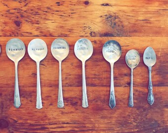 Garden Markers, Herb Markers, Flower Markers, Silverware Markers, Plant Markers