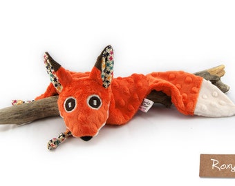 Doudou Renard - Doudou pour bébé - Cadeau de naissance - Peluche renard