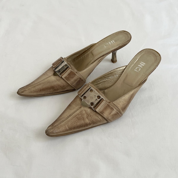 Vintage leather mules from the Turkish brand İnci