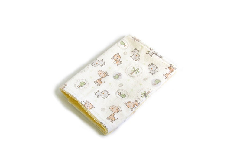 Safari Baby Gift Bibs and Burp Cloths Set Newborn Boy Gift