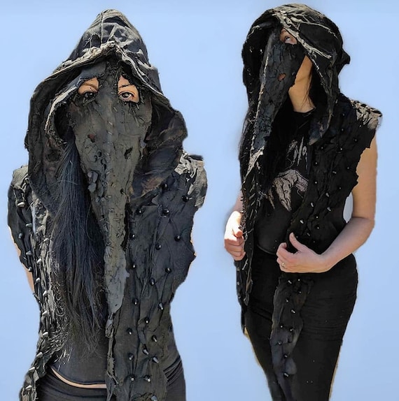 The Executioner Hood by SceneSick Post Apocalyptic Festival Wasteland Dystopian Black Metal Dark art Horror Couture