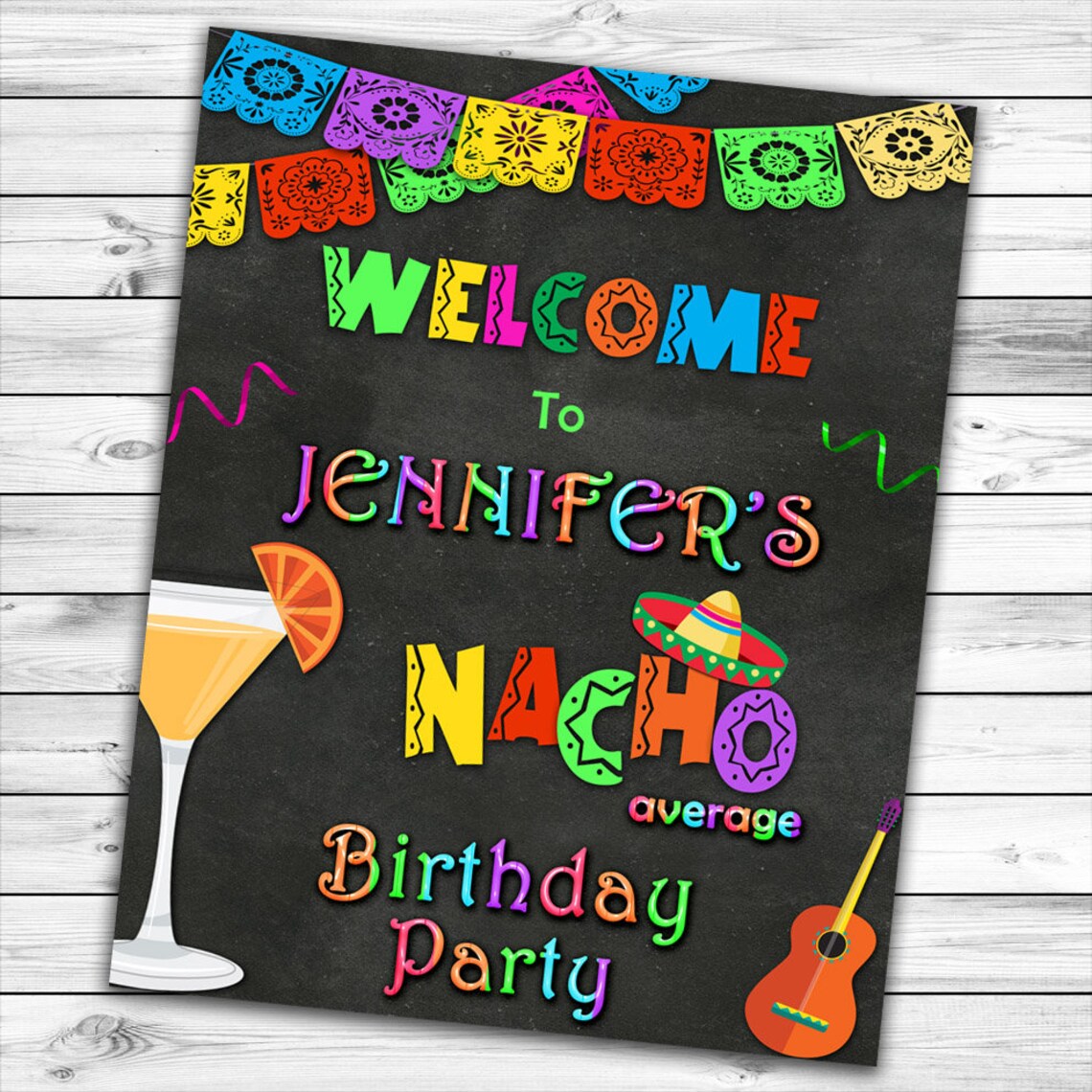 Fiesta Birthday Invitation 30th Birthday Fiesta Invitation | Etsy
