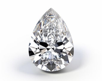 IGI Certified Pear Cut Lab Grown Diamond | G/SI CVD Loose Stone