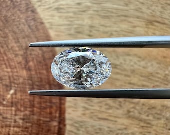IGI Certified 1.00 Carat Oval Lab Grown Diamond | G/VS2 Loose Stone