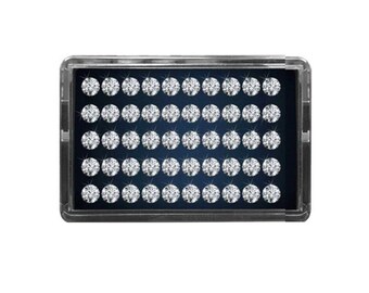 1.30 mm Rund gewachsene Diamantpackung | E-F VVS-VS Cvd Hpht | Winzige Melee Lose Diamanten