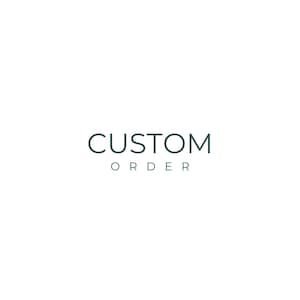 May include: A graphic design featuring the text CUSTOM in a large, dark teal sans-serif font, positioned directly above the word ORDER, which is written in a smaller, spaced-out, dark teal sans-serif font against a plain white background.