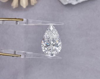 2.00 Carat Pear Cut Lab Grown Loose Diamond | EVVS2 IGI Certified | CVD HPHT