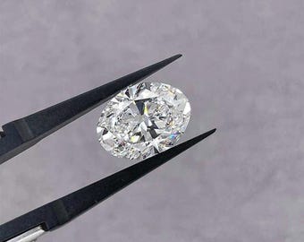 5 Carat Oval Lab Grown Diamond, IGI Certified E VS2 CVD Loose Diamond, Oval Cut Lab Diamond for Engagement Ring, Anniversary Gift