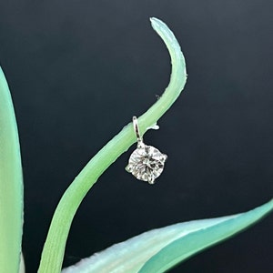 1 CT Round Lab Grown Diamond Pendant, IGI Certified F/VS2 Lab Diamond Wedding Pendant, Solitaire Pendant, Charm Pendant, Anniversary Gifts