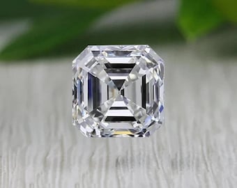 Asscher Cut Lab Grown Diamond, G/VS2 IGI-gecertificeerde losse diamant