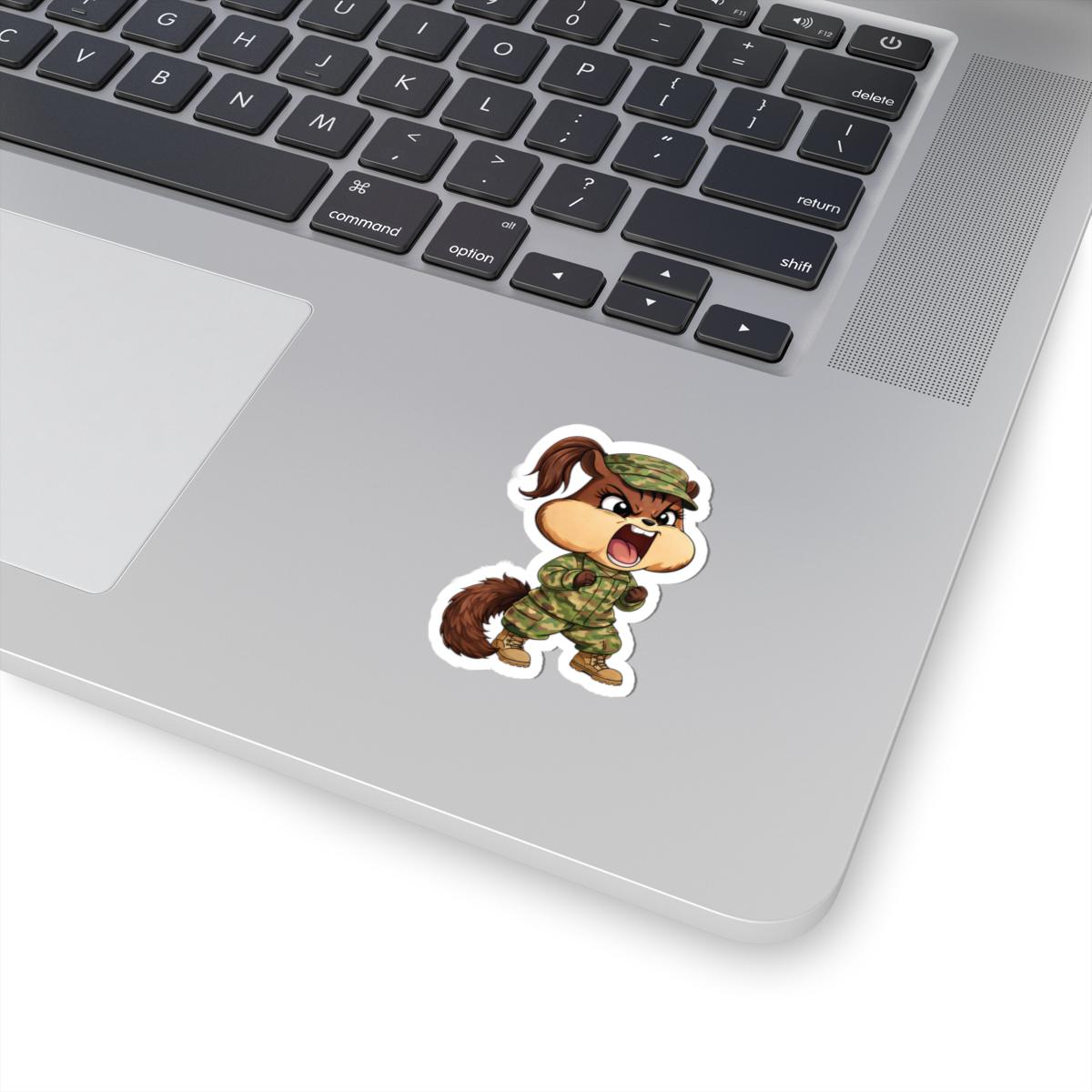 Rodent Problem Army Drill Sergeant Rodent Sticker | Military Chipmunk Decal, Glossy Vinyl ...