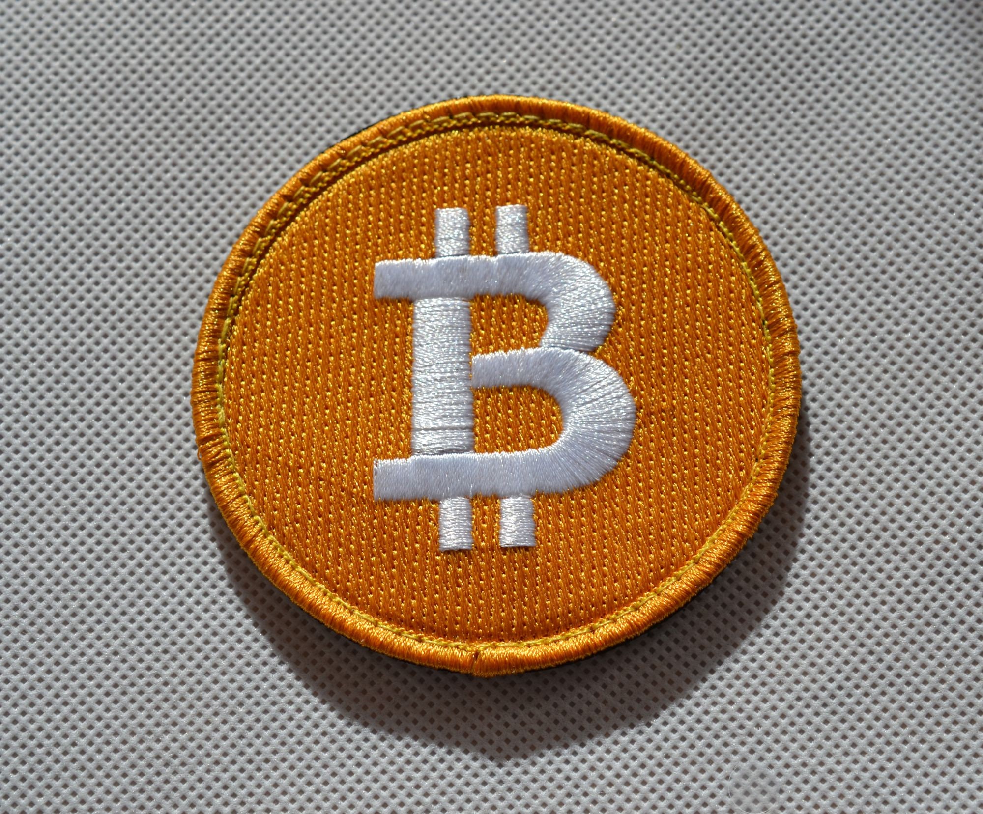 Embroidered Bitcoin Patch (hook and Loop Material). Crypto/crypto Currency  Patches - Etsy Ireland
