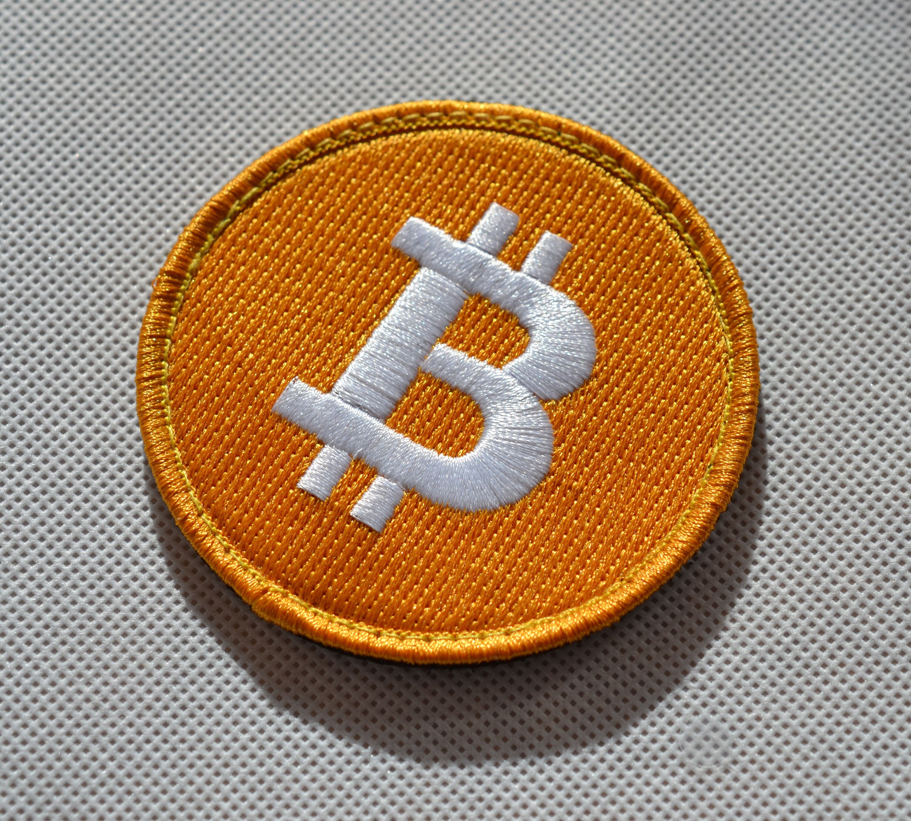 Embroidered Bitcoin Patch (hook and Loop Material). Crypto/crypto Currency  Patches - Etsy Israel