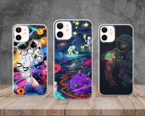 Trippy Astronaut Phone Case, Psychedelic Space Cover - Etsy Trippy Astronaut Phone Case, Psychedelic Space Cover - Etsy