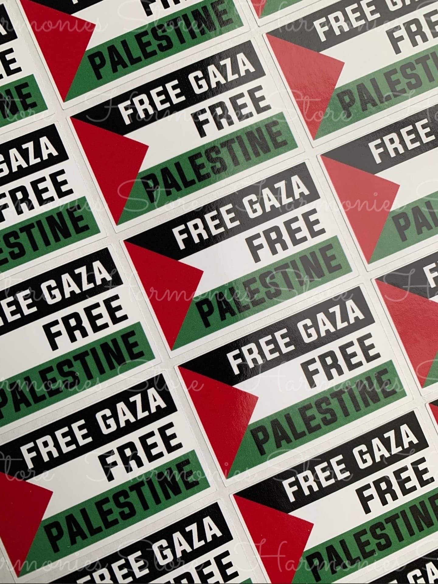 Adesivo Bandiera Palestina 152x76 Mm Per Auto, Moto, Camper - Resistente UV E Acqua