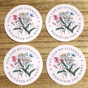 Positive Affirmation Stickers / Individual or Set of 3 / Viny Stickers /  Waterproof Stickers 