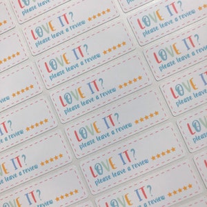 Évaluer Stickers X36, Feuille d'autocollants pour petites entreprises, Étiquettes d'entrepreneur, Happy Mail, Emballage de produit, Adorables étiquettes d'autocollants, Happy Post