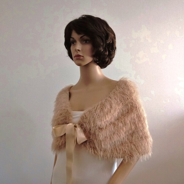 faux fur shawl target