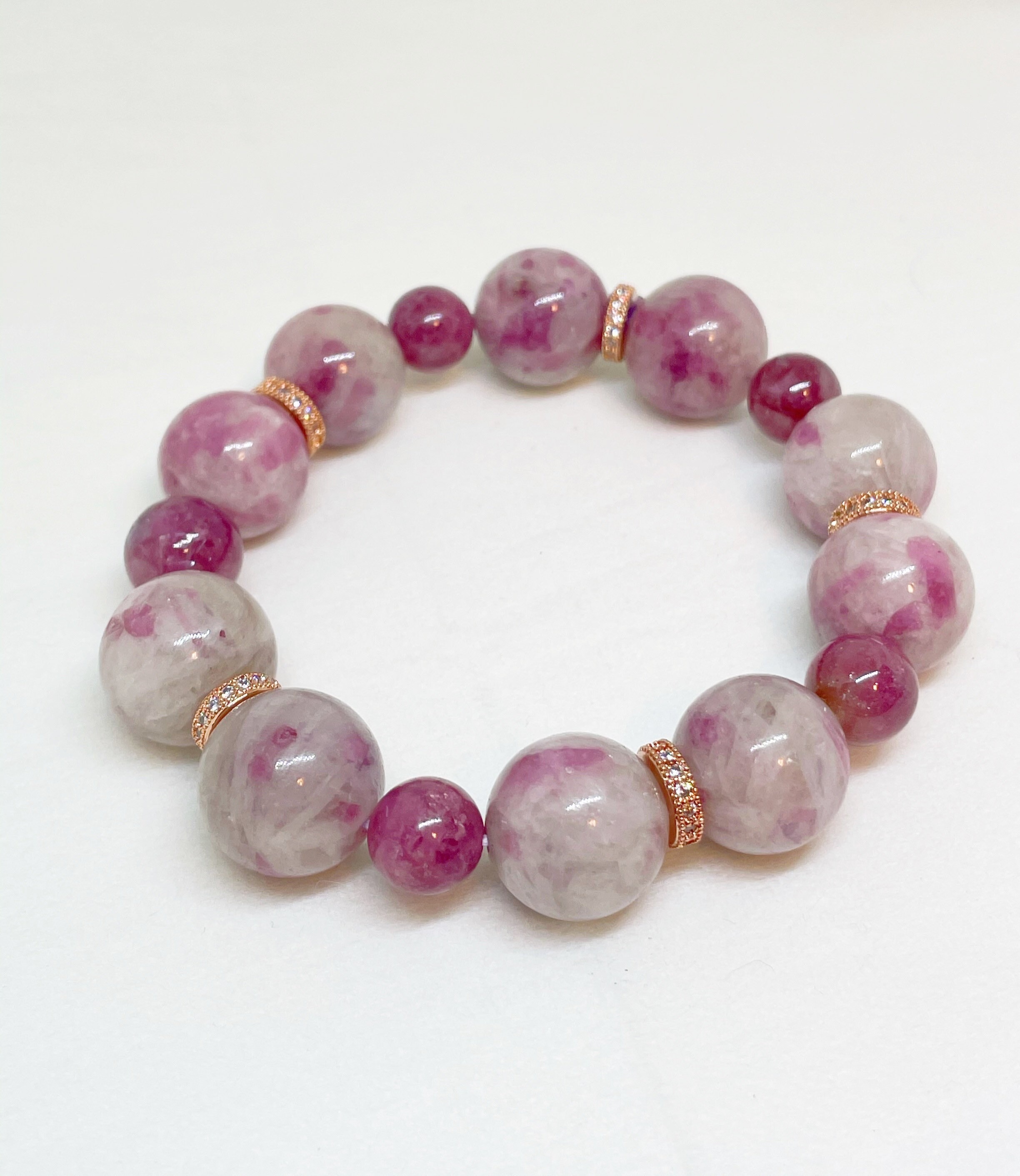 アクセサリー MASU RAINDROP BRACELET PINK MASU's Charm Bracelet Black mail order ｜ Palette Art Alive