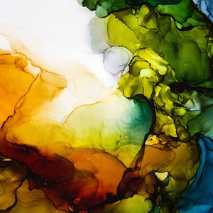 Alcohol Ink Modern Abstract Art--Abstract Painting, Modern Art, Abstract Art, Contemporary Art
