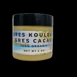 2 Unzen ORGANIC HAITIAN Gres Cacao mit 100% natürlichem SCHLANGENöl