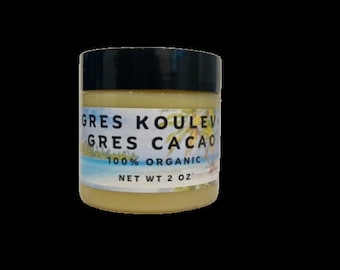 2 oz BIO Haïtiaanse gres cacao met 100% natuurlijke SNAKE-olie