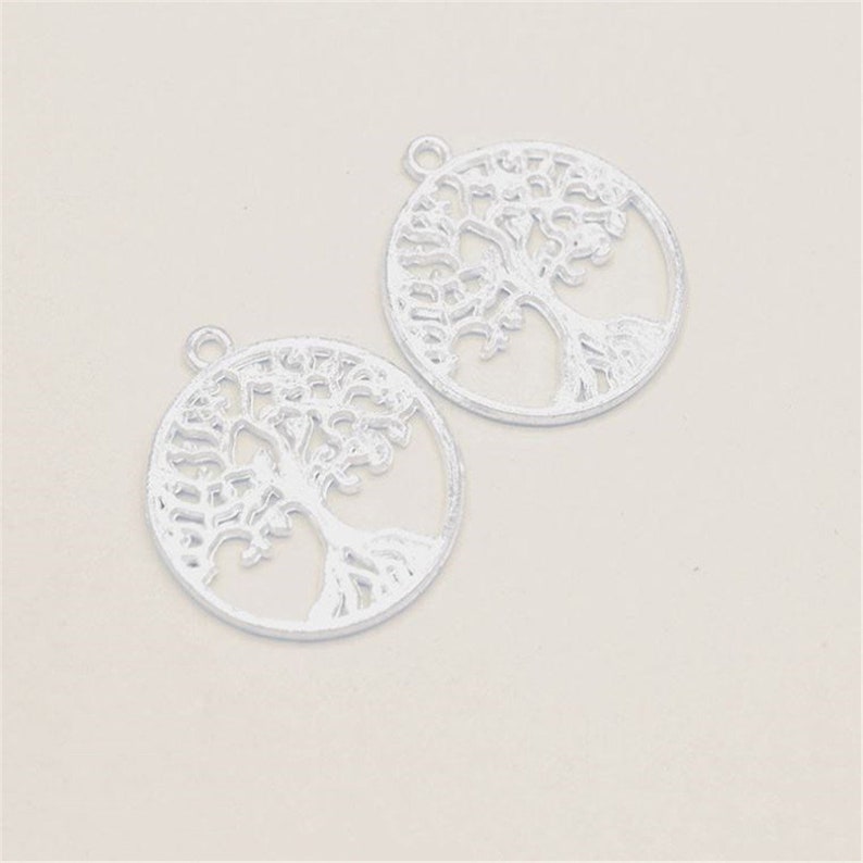 50pcs 28x25mm alloy tree of life diy pendant,tree of life pendantnecklacecharm,Jewelry finding for chain accessories