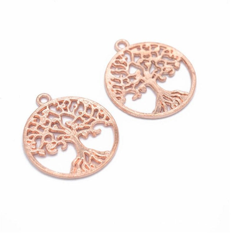 50pcs 28x25mm alloy tree of life diy pendant,tree of life pendantnecklacecharm,Jewelry finding for chain accessories
