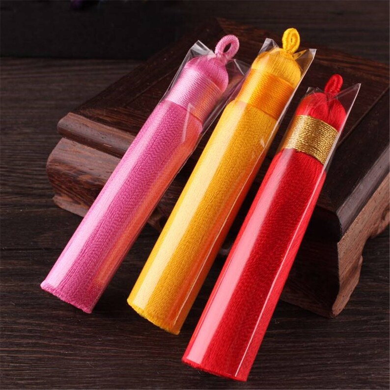 10pcs 8cm Silk Tassels Silky Jewelry Tassels,Handmade Tassel for Jewelry Making Silk Fringes Tassel Earrings Tassel Necklace 3.15