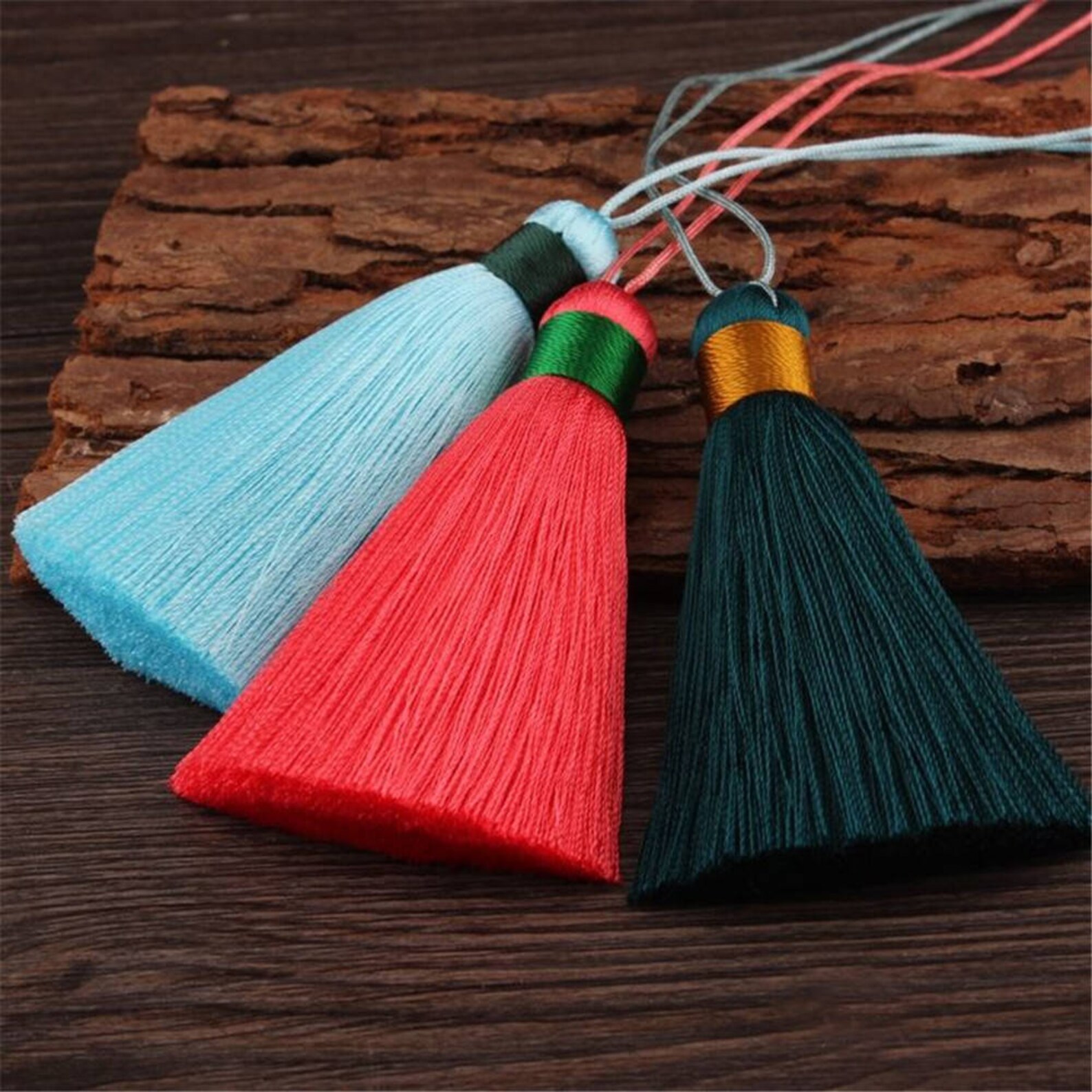 5pcs 8cm3.15 Silk Tassels Silky Jewelry Etsy